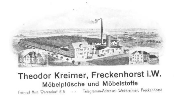1928 Kreimer Visitenkarte