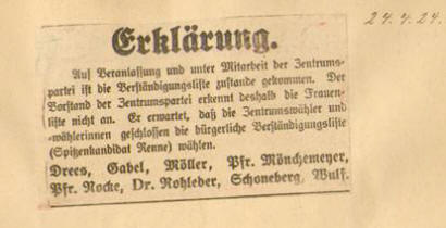 1924 Frauenliste