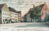 Heimatverein Warendorf: Markt vor 1906, im linken Anbau ist die "Töchterschule"
