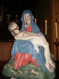 Pieta "Marie vom Hellegraben" aus dem 14. Jahrhundert in Sankt Marien, Warendorf